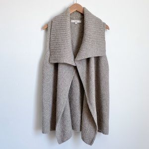 Loft Wool/Alpaca Blend Chunky Knit Vest